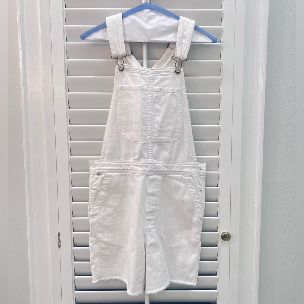 Citizens Of Humanity Ivory Denim Overalls